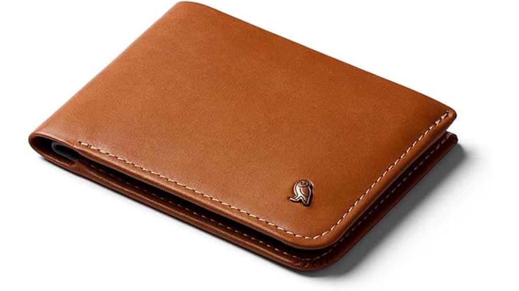 slim rfid leather wallet