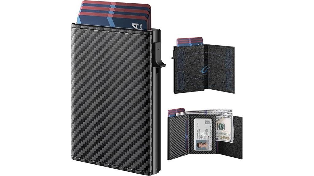 slim rfid leather wallet