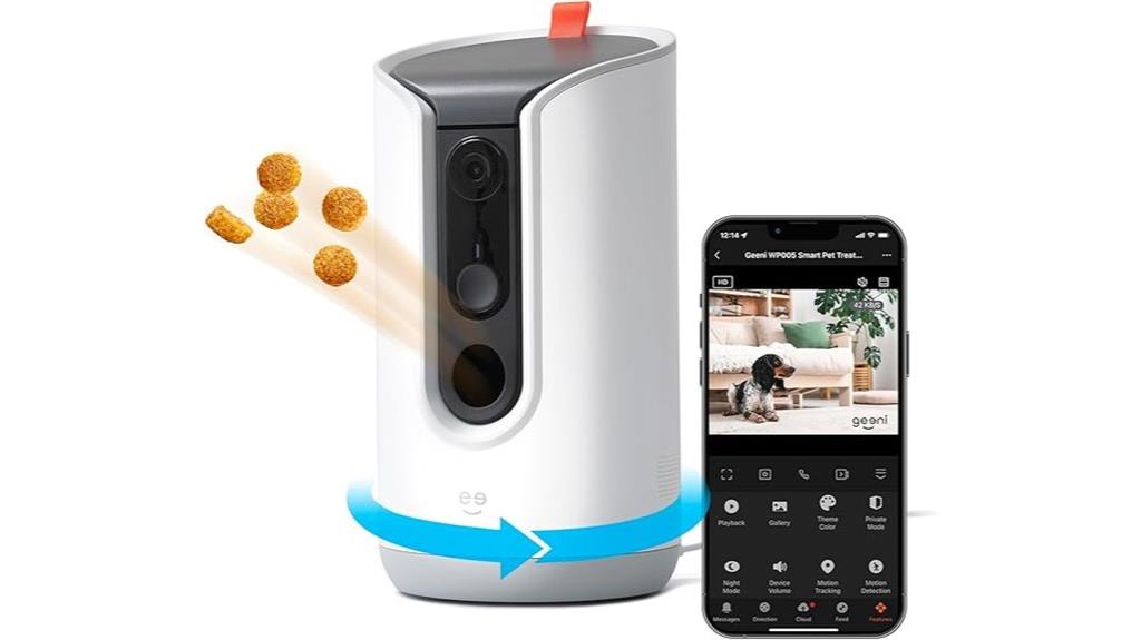 smart pet treat camera
