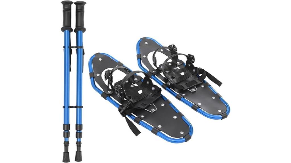 snowshoes and poles set