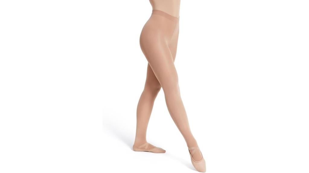 soft self knit waistband tights