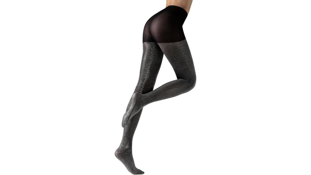 sparkly opaque tights