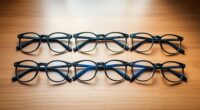 stylish blue light glasses