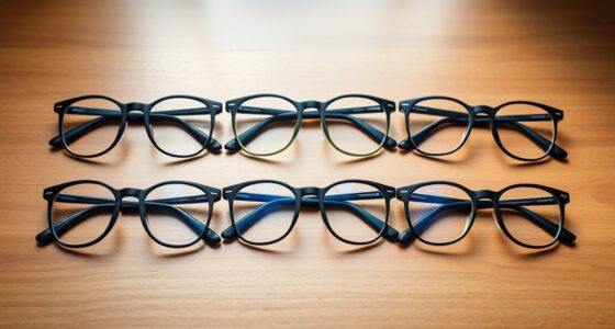 stylish blue light glasses