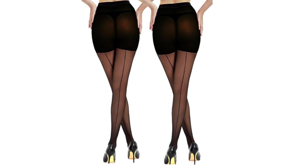 stylish women s back seam pantyhose