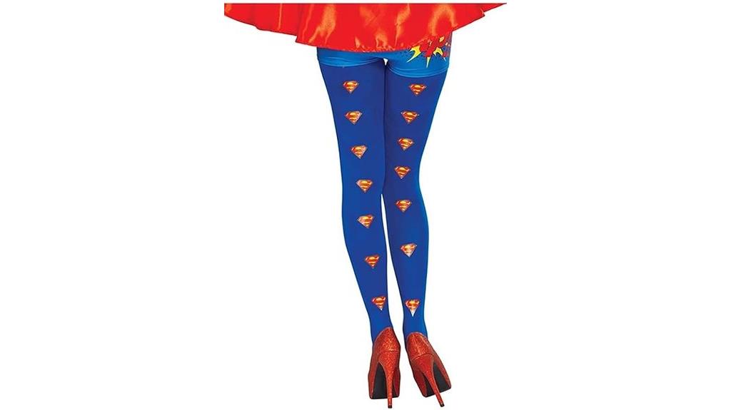 supergirl multicolor tights