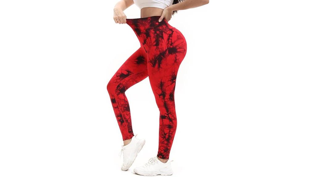 tie dye high waist leggings