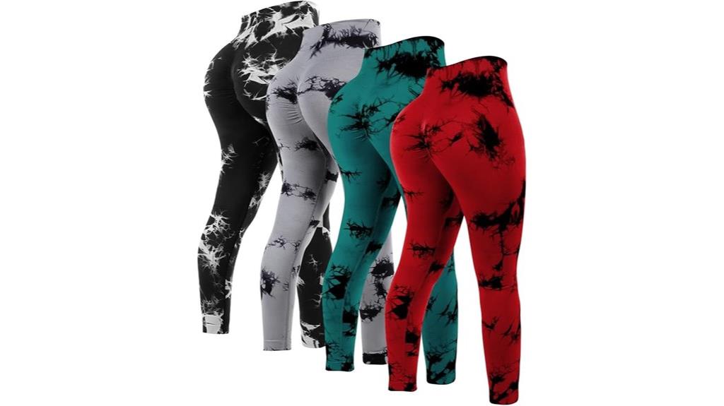 tie dye high waisted leggings