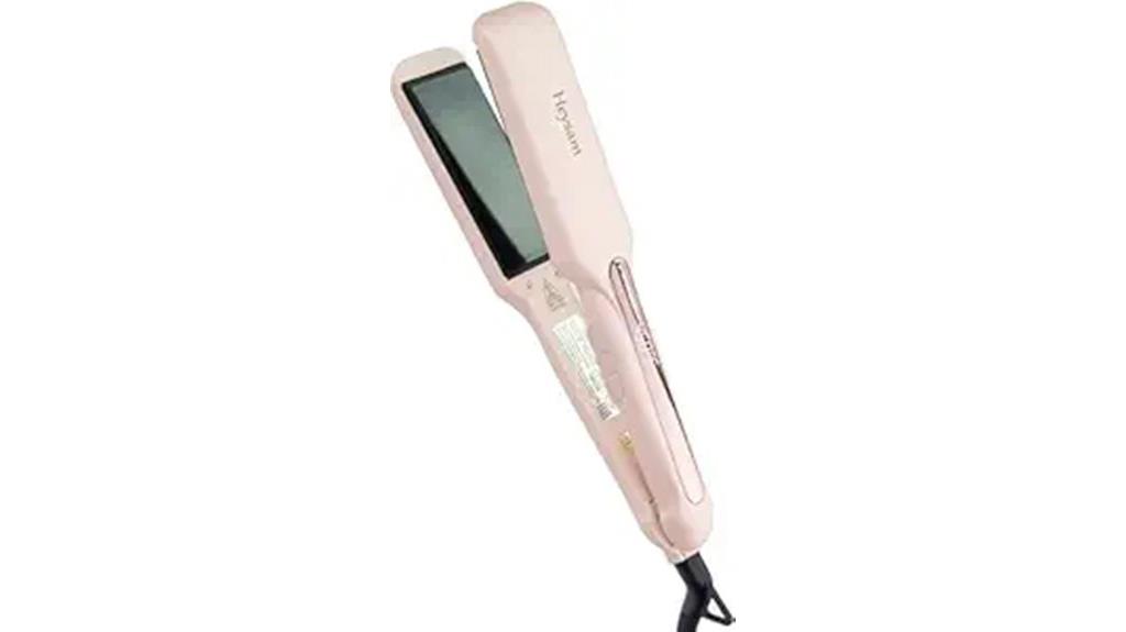 titanium plate hair straightener