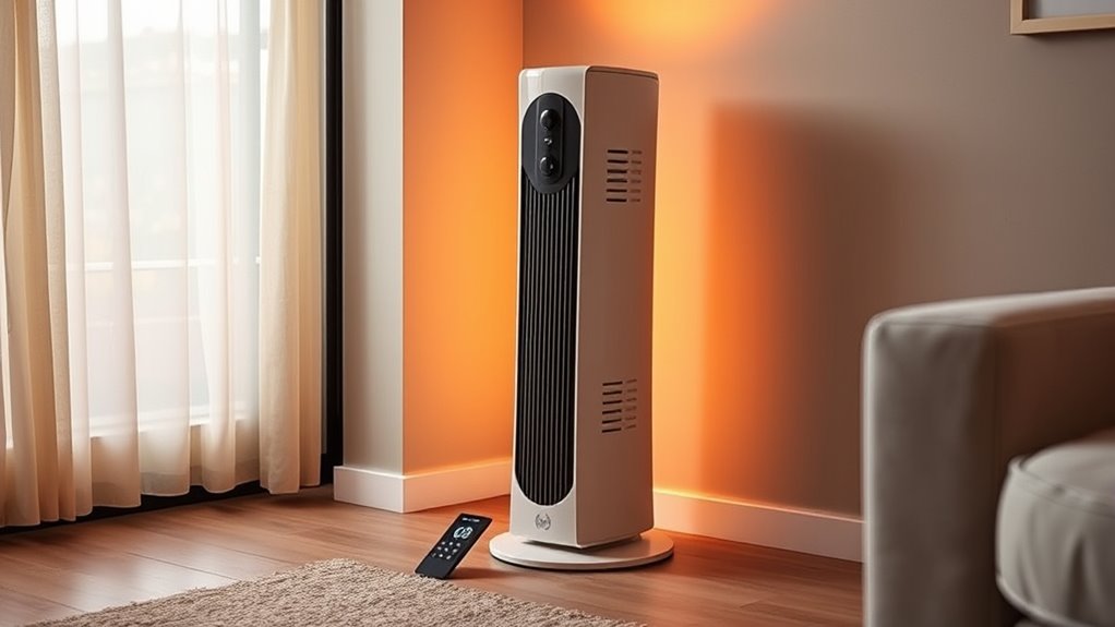 top ceramic heaters with remote