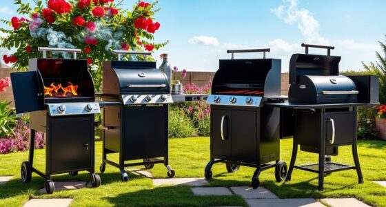 top charcoal grill smoker combos