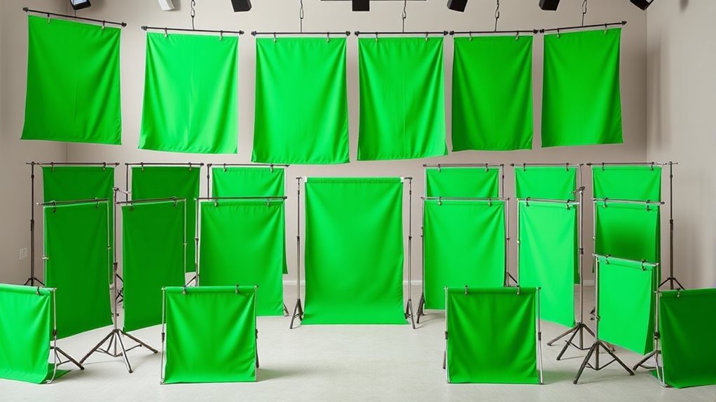 top collapsible green screen options