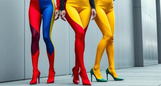 top color blocking tights