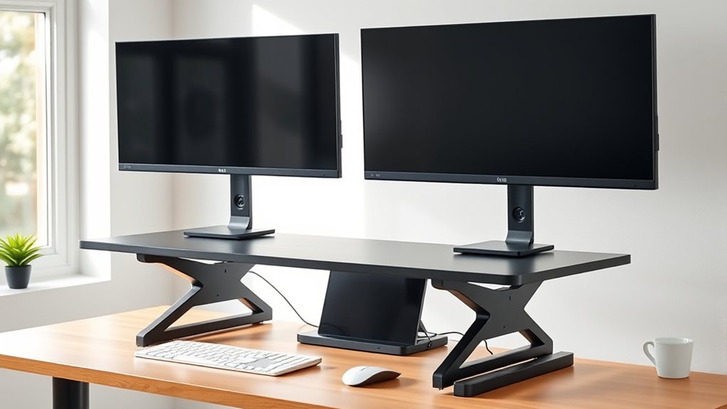 top dual monitor desk converters