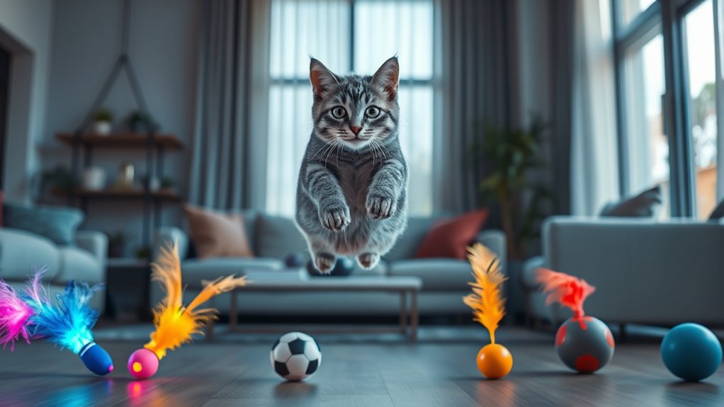top motion sensor cat playthings