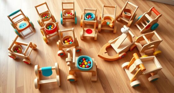 top wooden learning walkers