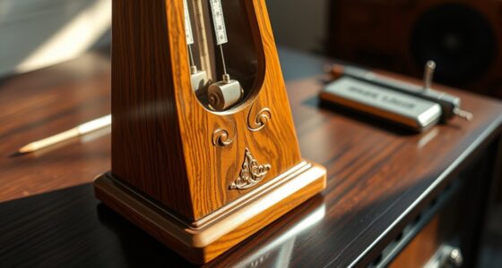 top wooden mechanical metronomes