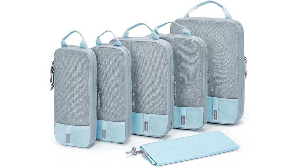 travel organization compression cubes