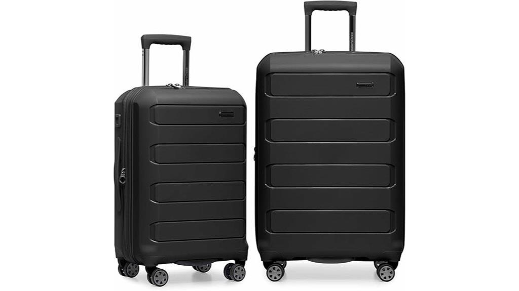 travelers choice spinner luggage