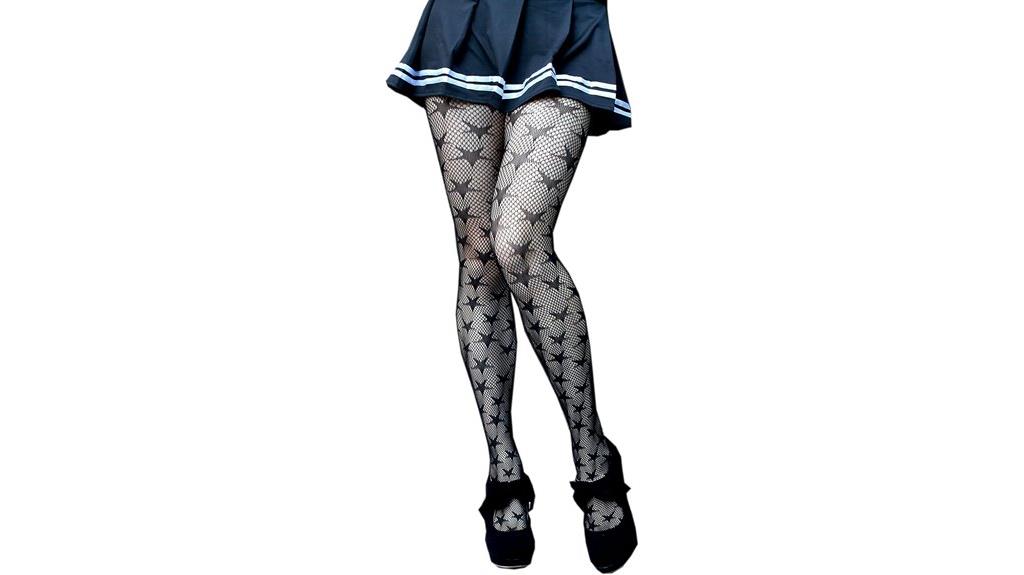 trendy fishnet pattern tights