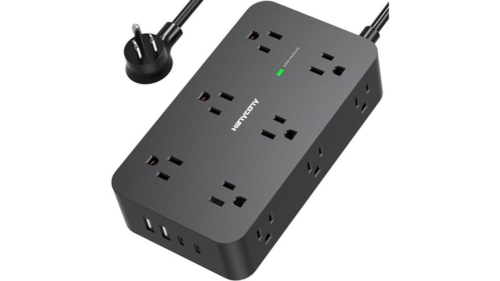 twelve outlet usb power strip