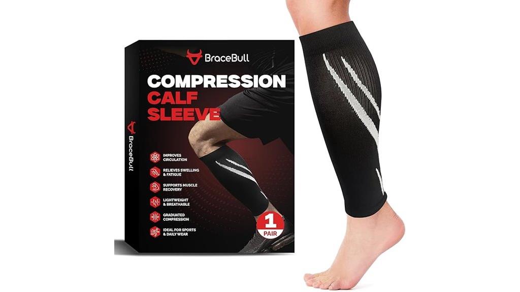 unisex calf compression sleeves