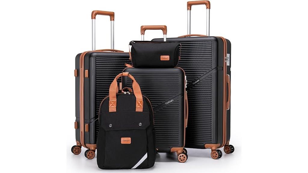 unisex spinner hardshell luggage