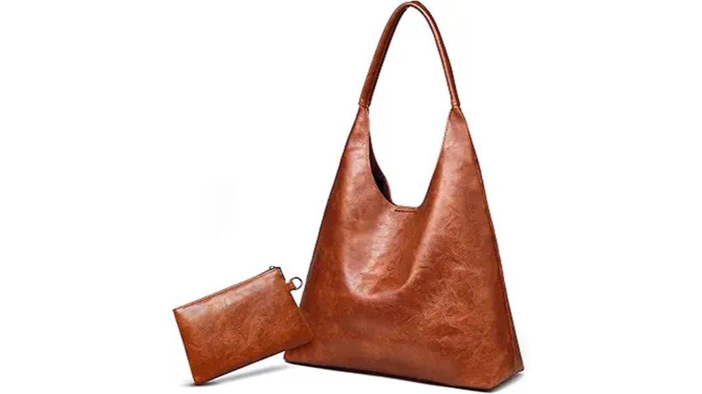 vegan leather tote bag