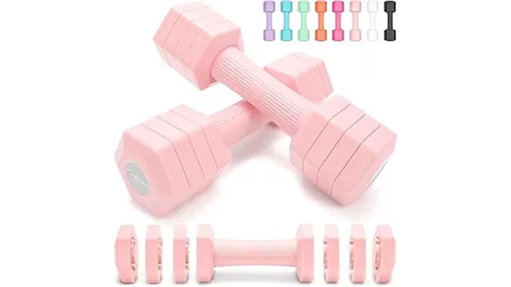 versatile 4 in 1 dumbbells