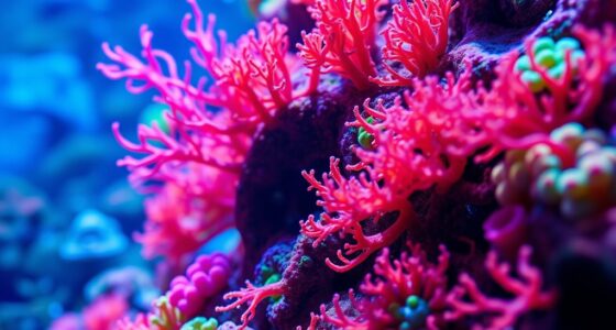 vibrant coral reef lighting
