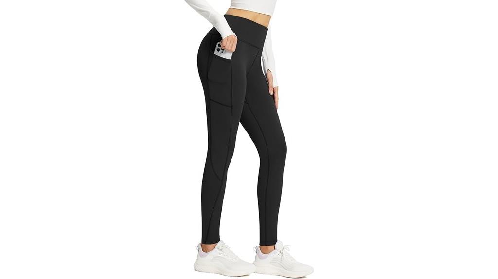 warm fleece lined leggings