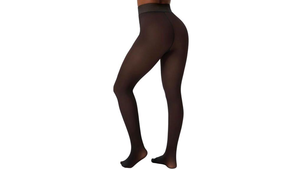 warm fleece lined tights