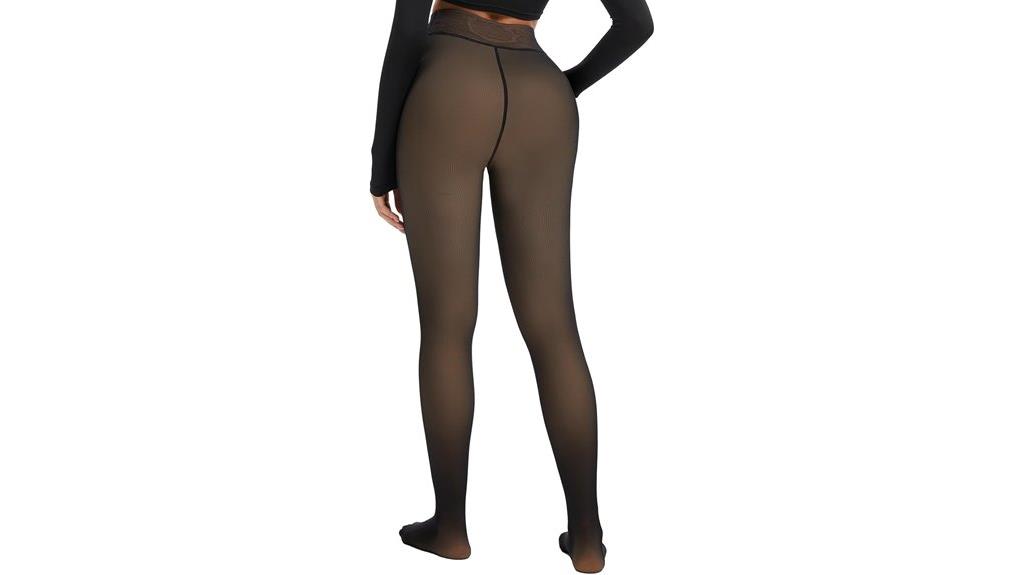 warm fleece lined tights
