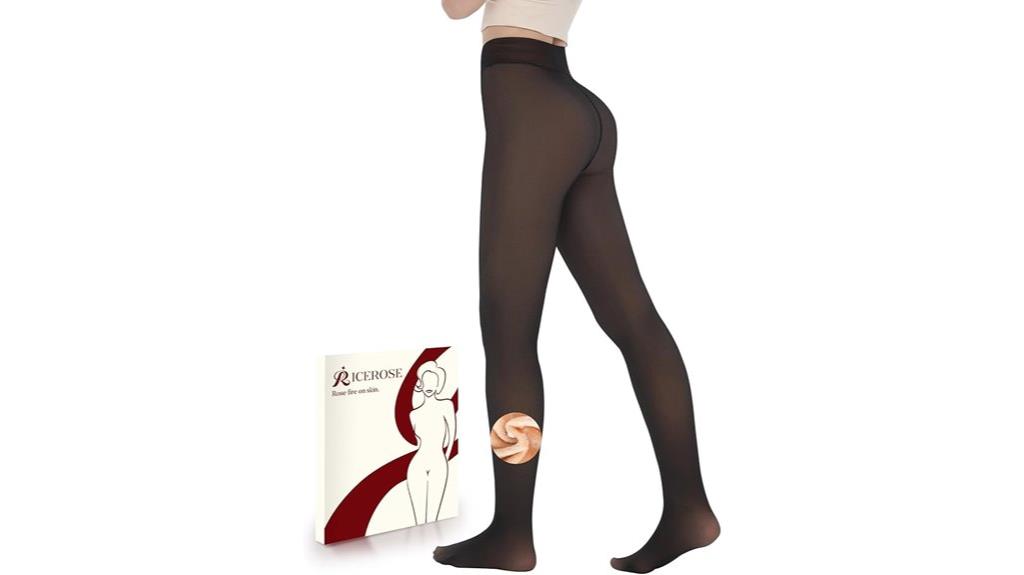 warm fleece lined tights