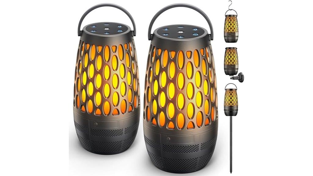 waterproof bluetooth flame lights