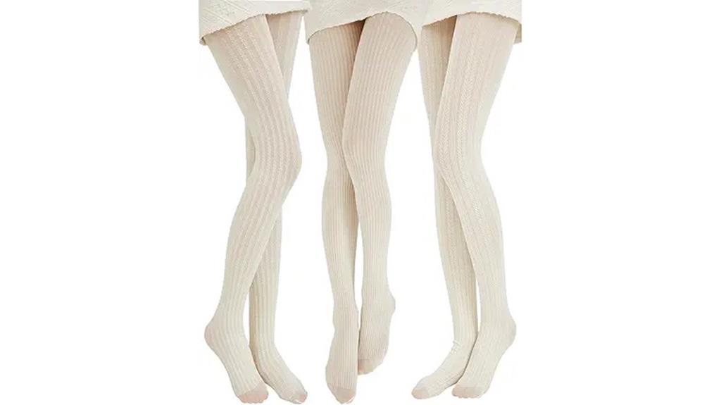 white lace tights pack