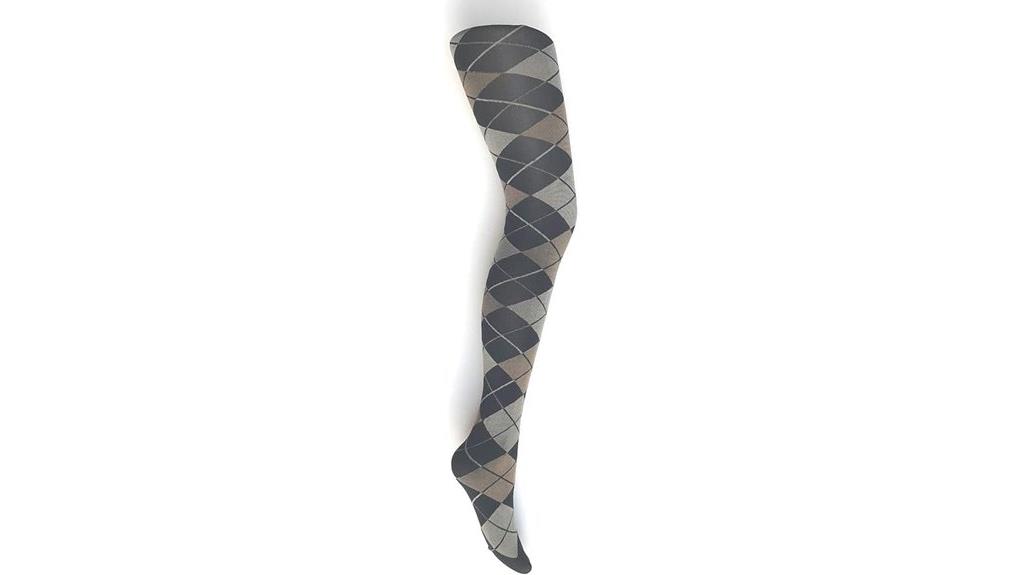 women s argyle pattern tights