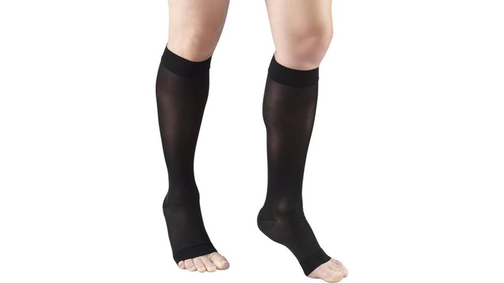 women s black knee high stockings