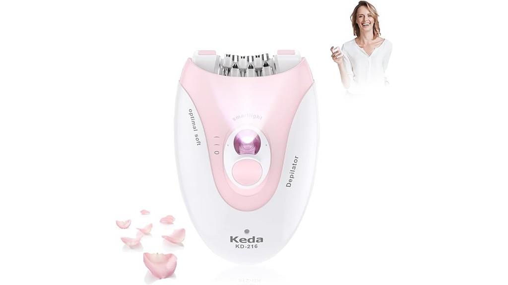 women s led epilator two speed