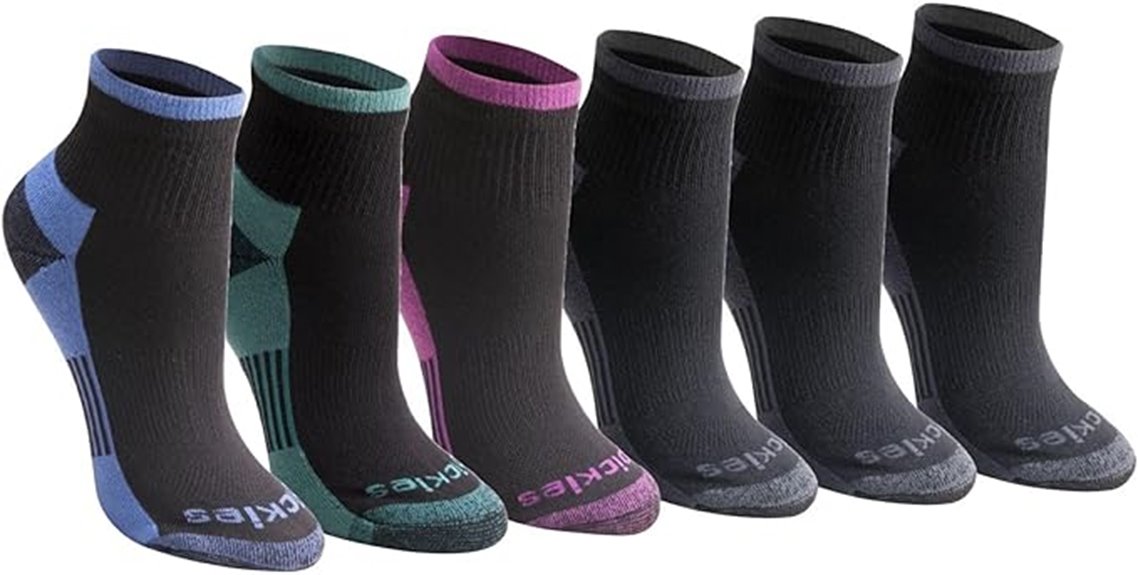 women s moisture wicking quarter socks