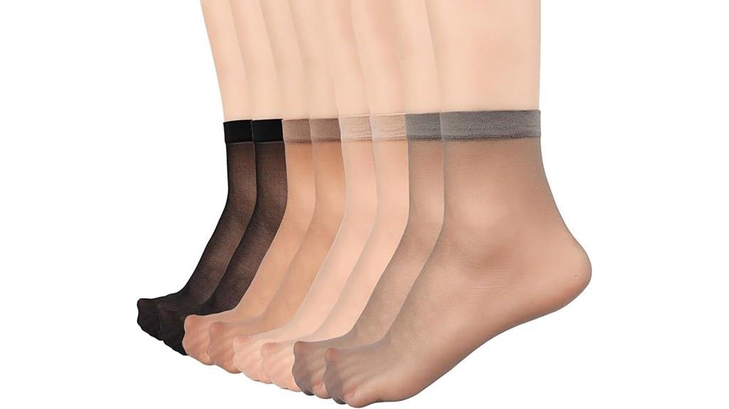 women s sheer ankle socks