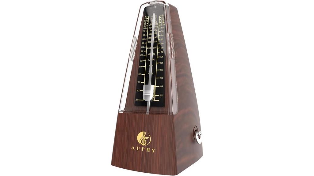 wood grain mechanical metronome