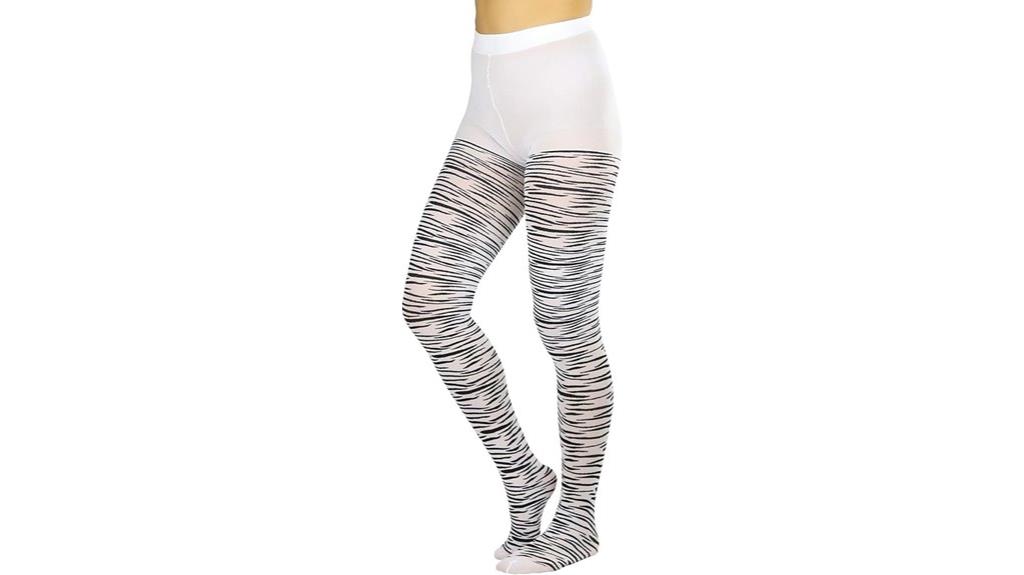zebra pattern tights