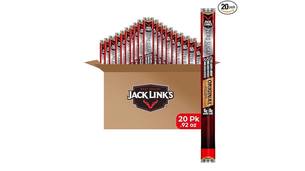 zero sugar beef snacks