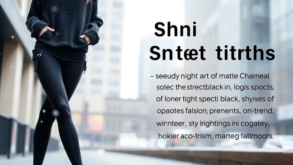 bold textured patterned tights