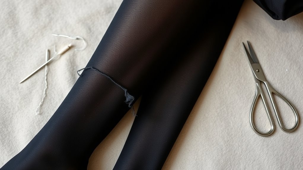 careful fabric handling and storage