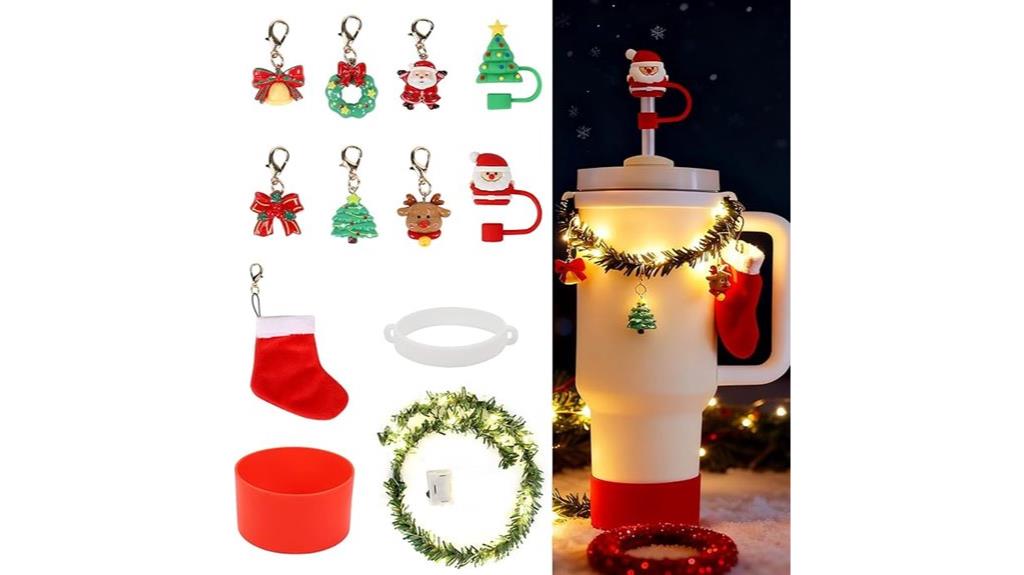 christmas cup decoration set