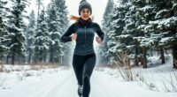 compression tights improve cold weather training