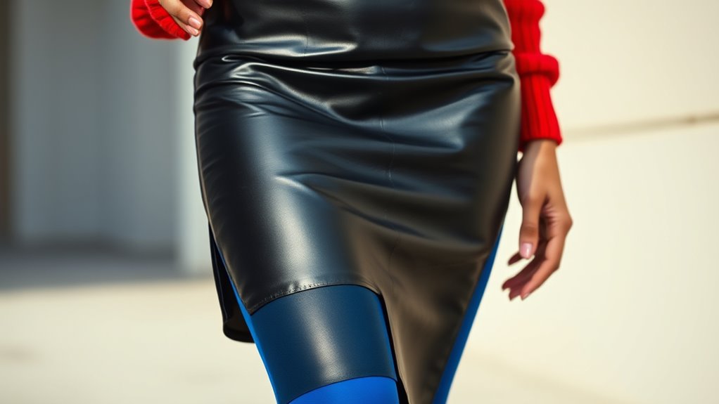 confidently wear colorful tights