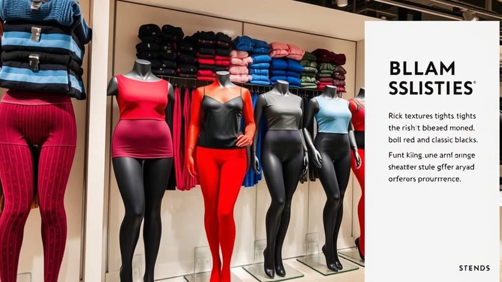 diverse stylish tights options